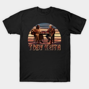 new retro toby keith and god play to the music T-Shirt
